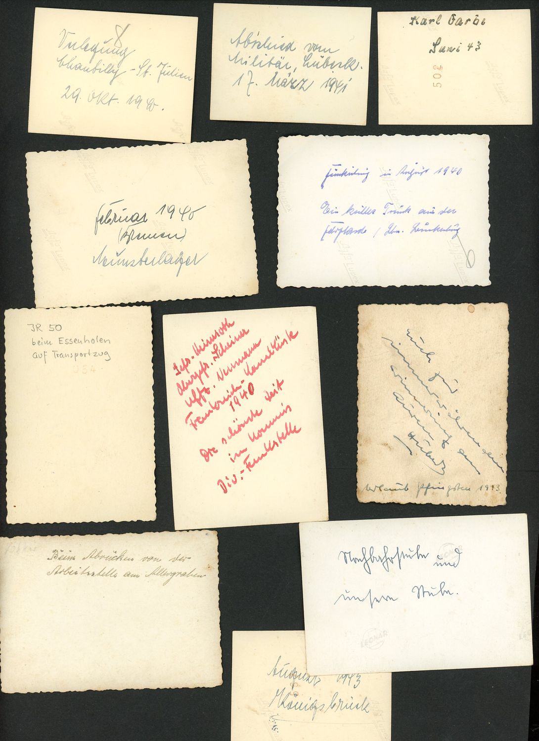 FACEBOOK AUCTION - Lot of 35 German WW2 Photos