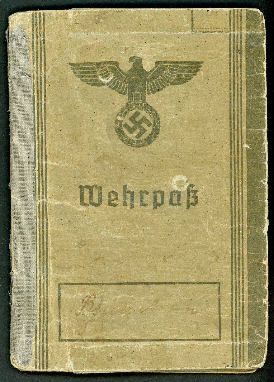 FACEBOOK AUCTION - German WW2 Wehrpass, 2nd Pattern, Franz Bolek, A *