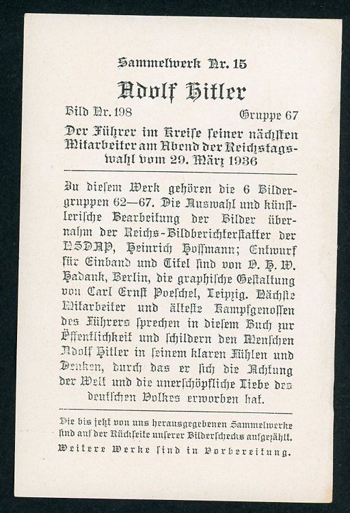 FACEBOOK AUCTION - German 3rd Reich Photo - Adolf H!tler + Rare Appearance By Martin Bormann, Rudolf Hess &amp; Others in 1936, Deutschland Erwacht Series Image