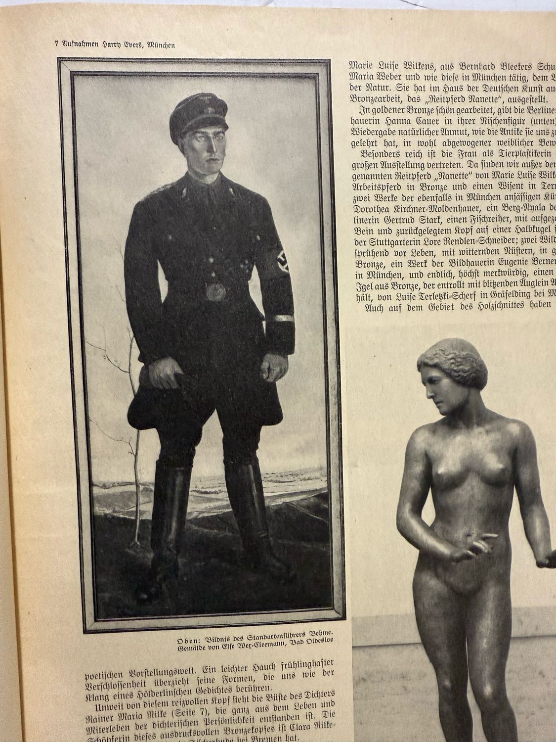 FACEBOOK AUCTION - German Third Reich Magazine &quot;Daheim&quot; 1937, Female RAD Flag Salute On Cover, Art, Advertisements, Etc.