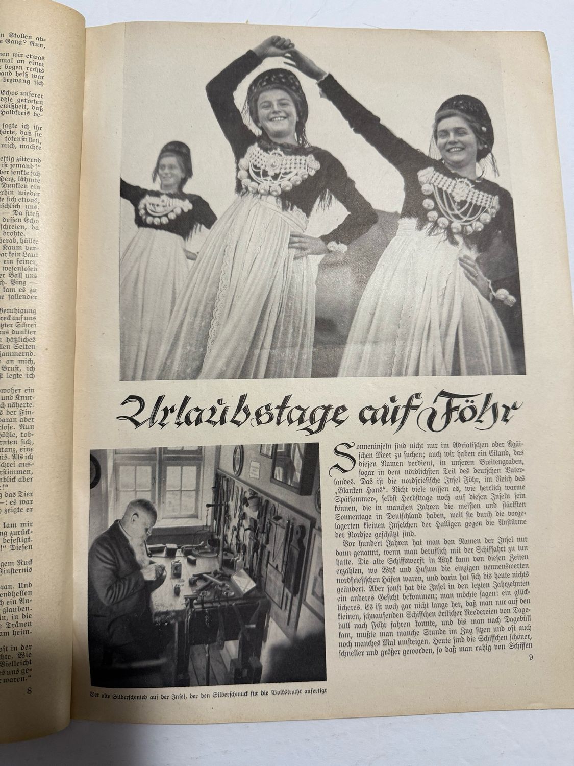 FACEBOOK AUCTION - German Third Reich Magazine &quot;Daheim&quot; 1937, Female RAD Flag Salute On Cover, Art, Advertisements, Etc.