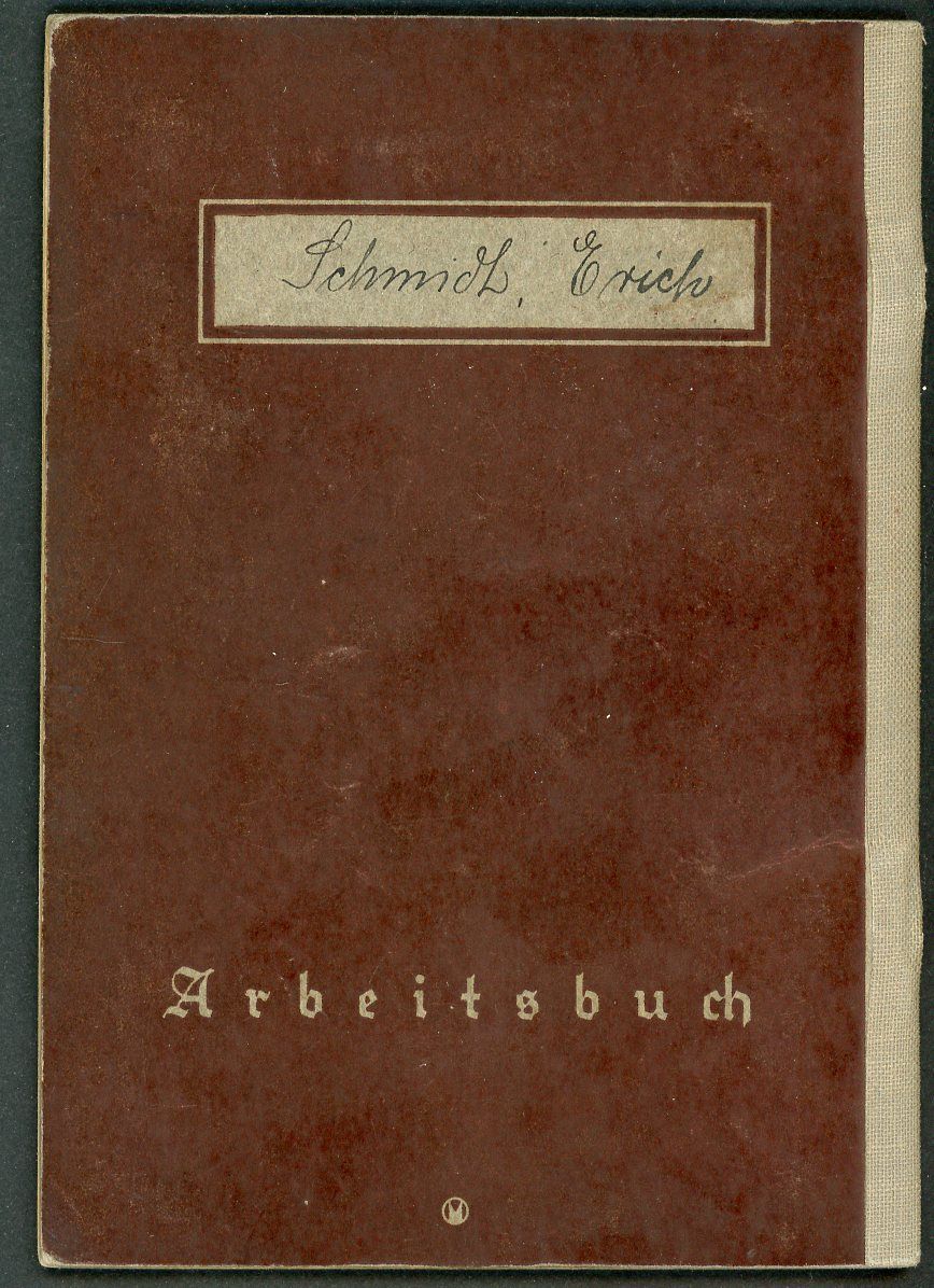 FACEBOOK AUCTION - German Third Reich Arbeitsbuch, Truck Driver For Frigidaire, Various Bread Bakeries, Fliegerhorst Berlin, 8 Job Entries