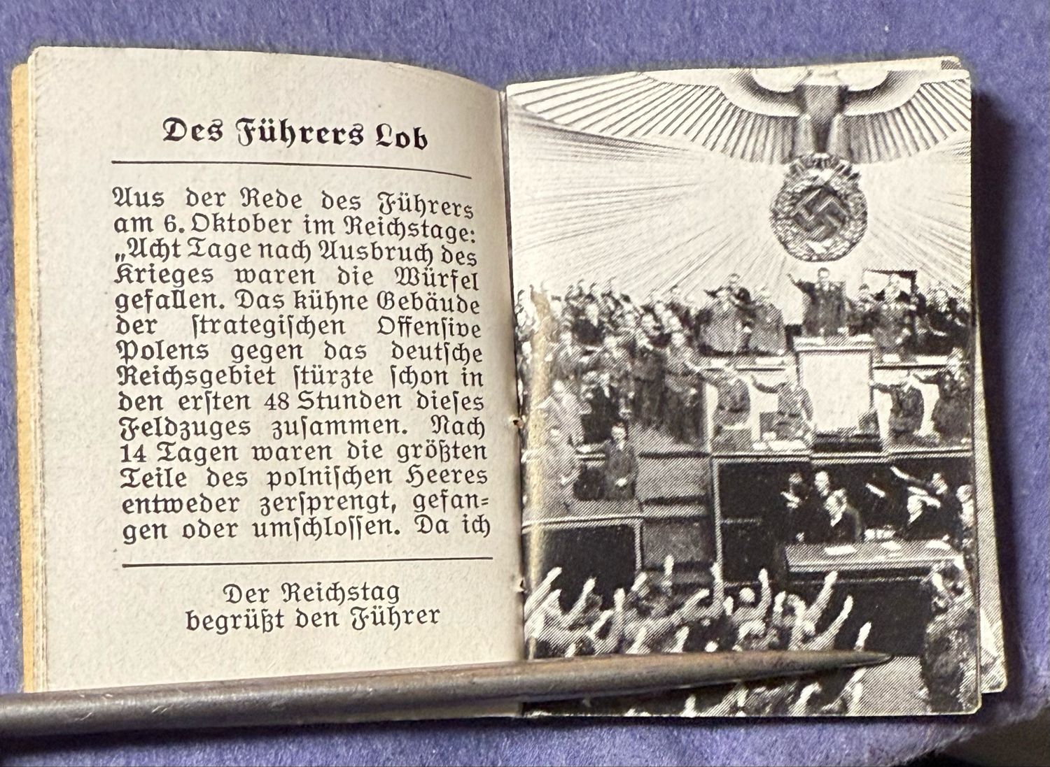 FACEBOOK AUCTION - WHW Mini Book Adolf H!tler&#39;s War In The East Volume 4 - Images of Leaders, Dead, Field &amp; More