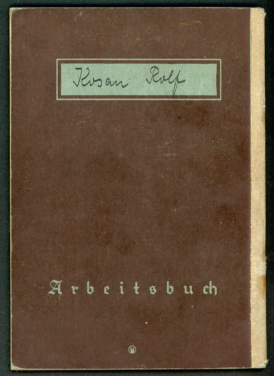 FACEBOOK AUCTION - German WW2 Arbeitsbuch For 13 Year Old Working In Paint Factory, War Year 1940, B*