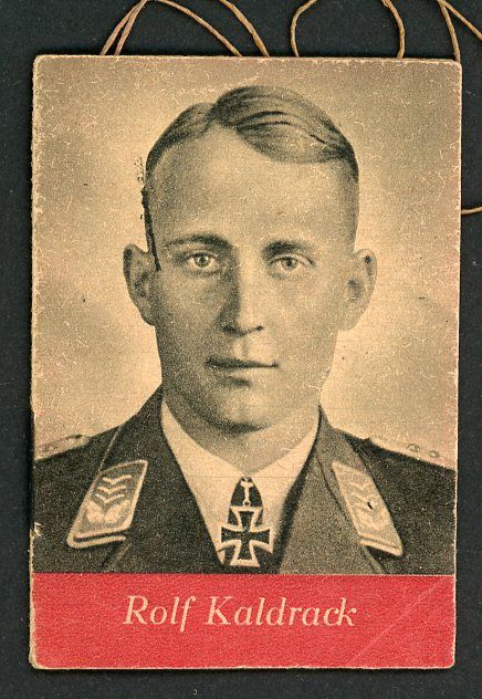FACEBOOK AUCTION - German WW2 Luftwaffe Ace Hauptmann Rolf Kaldruck Knights Cross Mini Booklet From WHW Tag Der Wehrmacht 1942/43