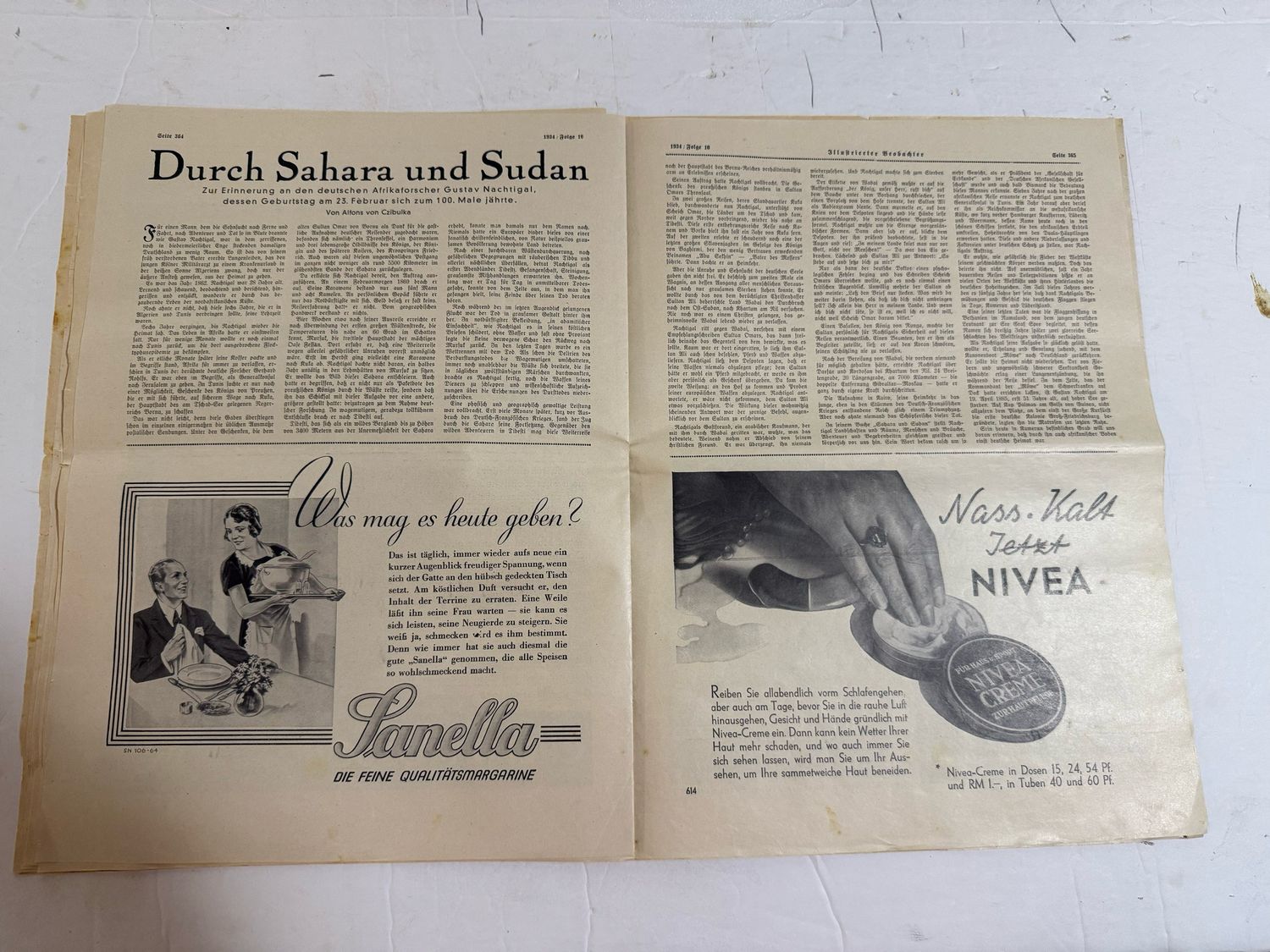 FACEBOOK AUCTION - March 1934 illustrated Observer Magazine - Images of Adolf, Himmler, Flags, Great Advertisements, Cars, SA Men &amp; More!