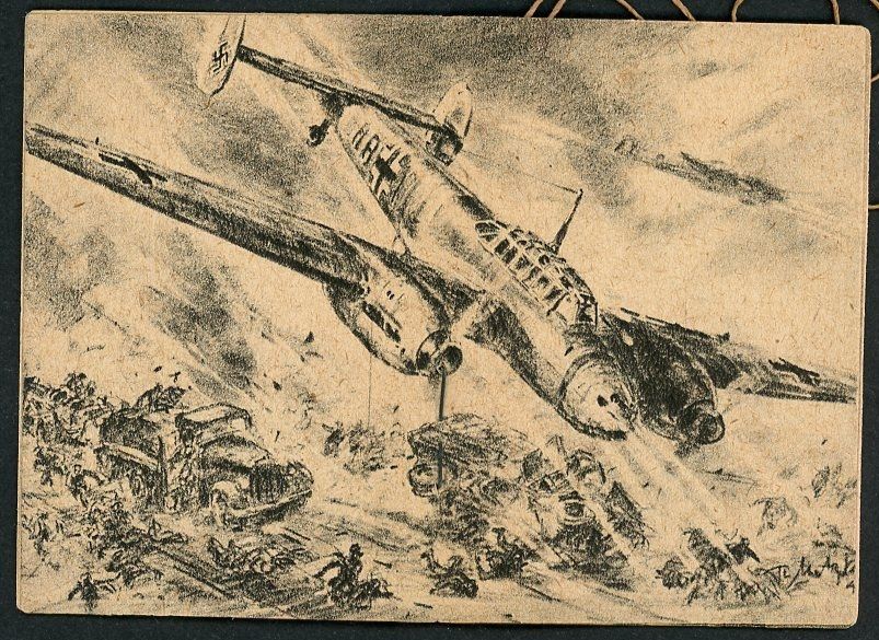 FACEBOOK AUCTION - German WW2 Luftwaffe Ace Hauptmann Rolf Kaldruck Knights Cross Mini Booklet From WHW Tag Der Wehrmacht 1942/43