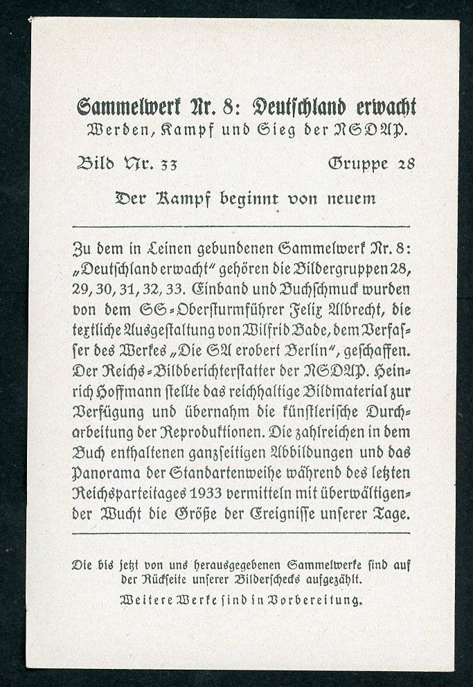 FACEBOOK AUCTION - German 3rd Reich Photo - 1925 Adolf H!tler Speech Advertisement Poster &quot;Der Kampf Beginnt Von Neuem&quot;.