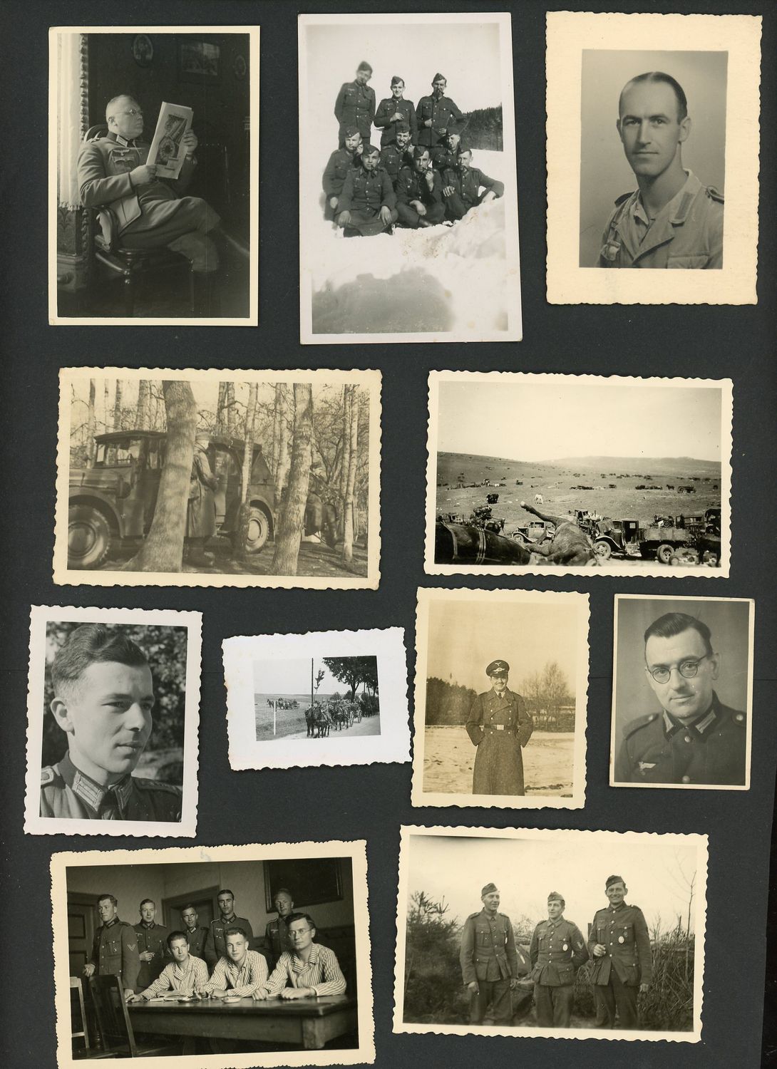 FACEBOOK AUCTION - Lot of 25 German WW2 Photos - Army, Luftwaffe, Kriegsmarine Coastal Artillery Soldiers
