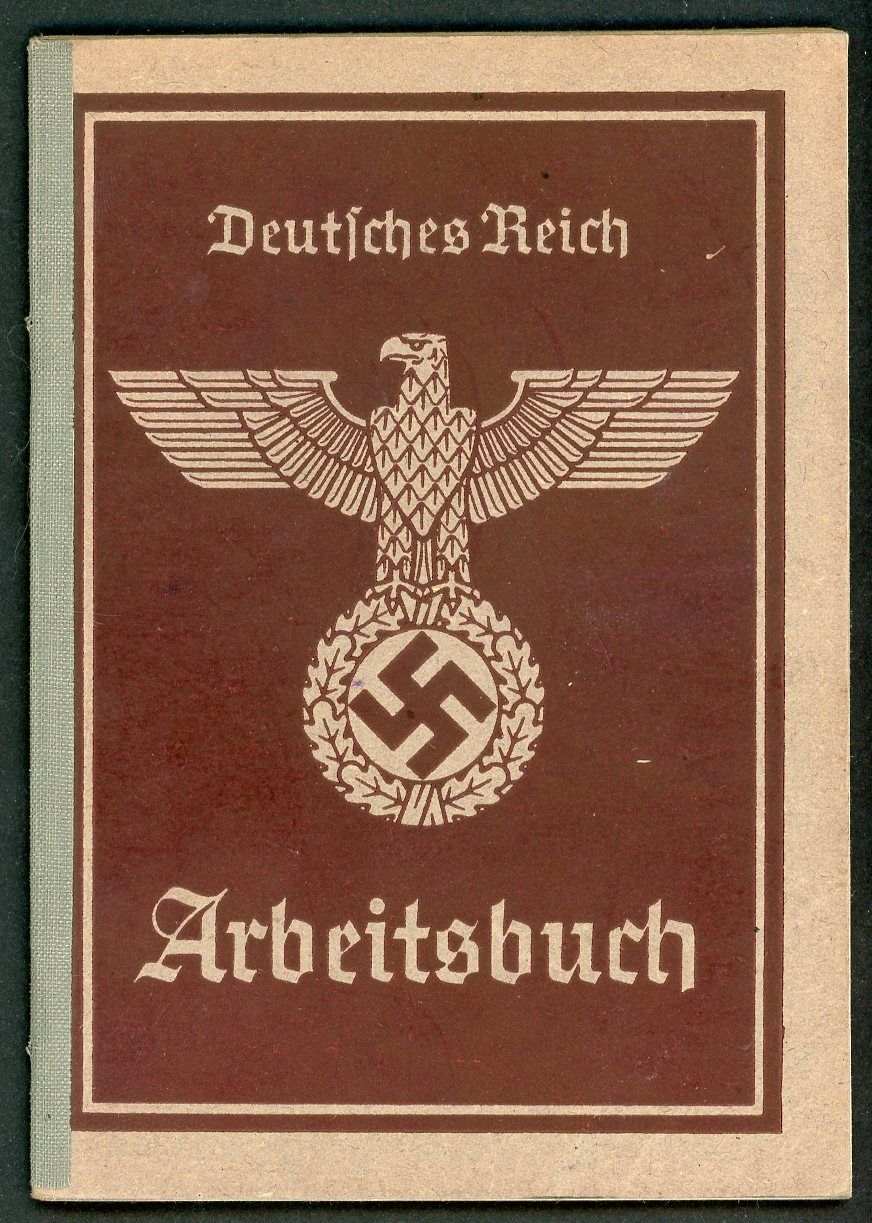 FACEBOOK AUCTION - German WW2 Arbeitsbuch For 21 Year Old Wanda Kulinski From Posen, RAD Arbeitsmaiden, Kriegshilfsdienst, Luftnachrichtenhelferin, Luftgaukommando Berlin, She Only Did Military Relate