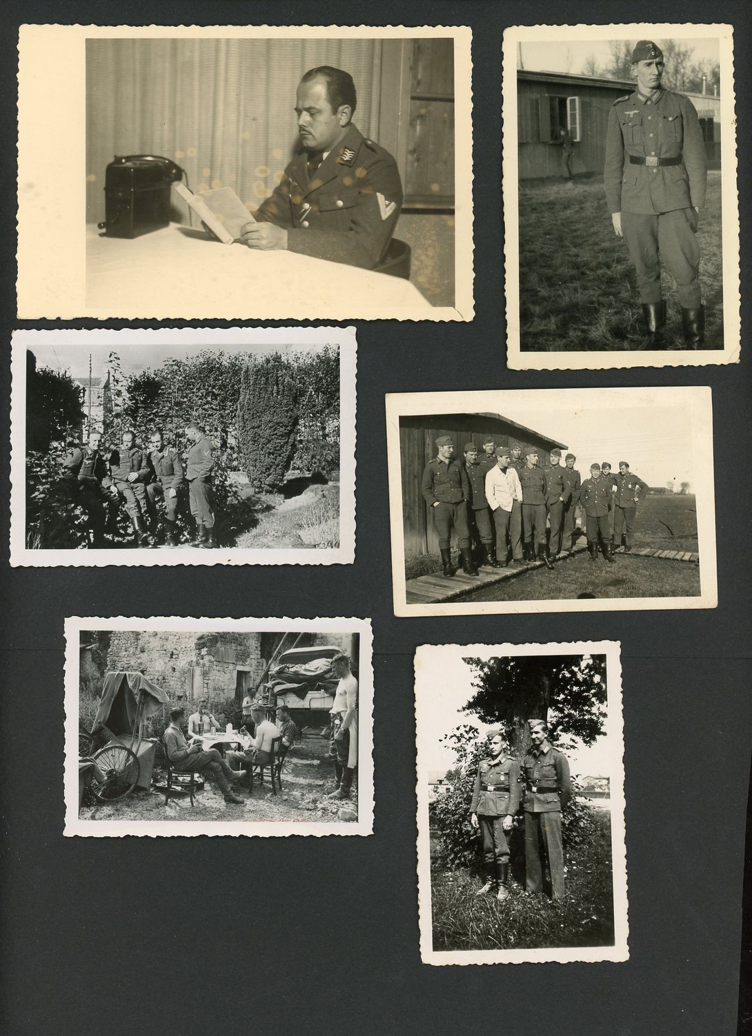 FACEBOOK AUCTION - Lot of 25 German WW2 Photos - Army, Luftwaffe, Kriegsmarine Coastal Artillery Soldiers