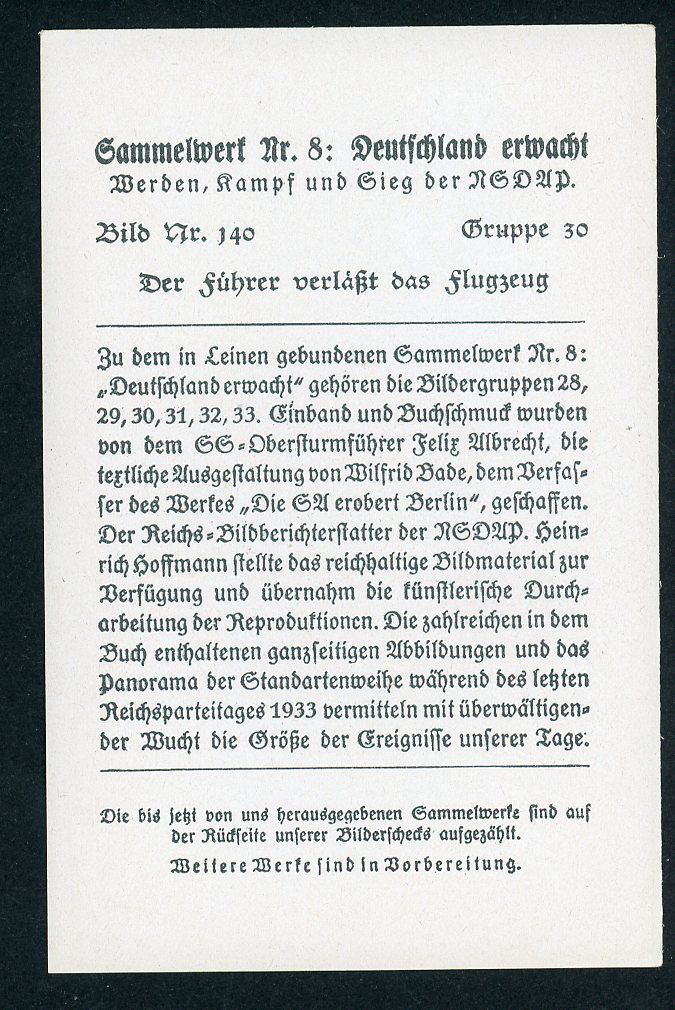 FACEBOOK AUCTION - German 3rd Reich Photo - Der Fuhrer Adolf H!tler Exits His Plane In Overcoat + DLV Senior Officer