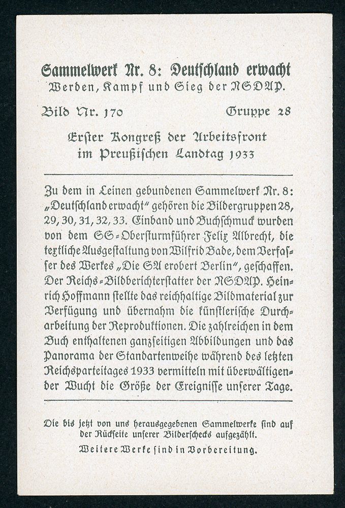 FACEBOOK AUCTION - German Third Reich Photo - Rudolf Hess &amp; Dr Robert Ley At The Arbeitsfront Congress 1933