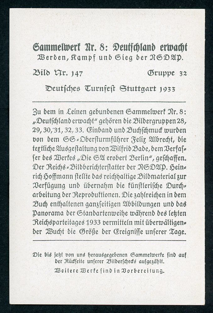FACEBOOK AUCTION - German Third Reich Photo - Adolf H!tler + Josef Goebbels Deutsche Turnfest 1933 + SS Leader Sepp Dietrich