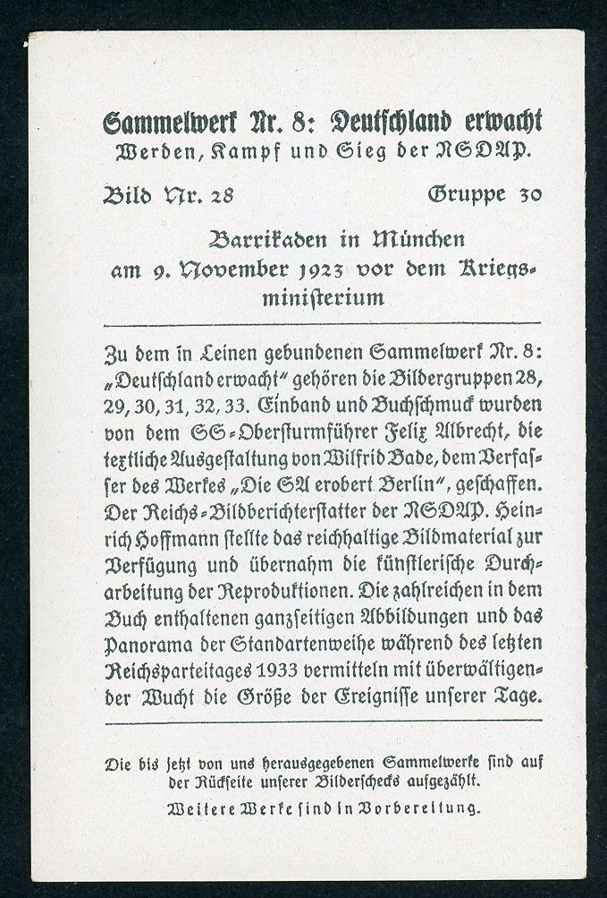 FACEBOOK AUCTION - German Third Reich Photo - Heinrich Himmler During the 1923 Munich Beer Hall Putsch!