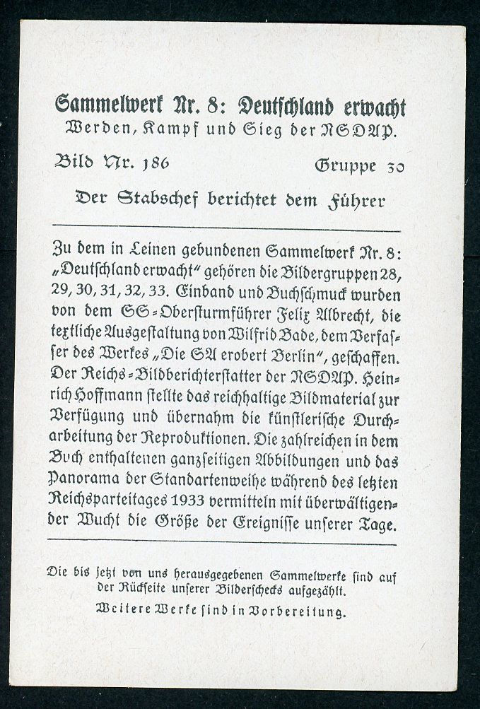 FACEBOOK AUCTION - German Third Reich Photo -Adolf H!tler Wearing Iron Cross 1st Class, Greets His SA Chief