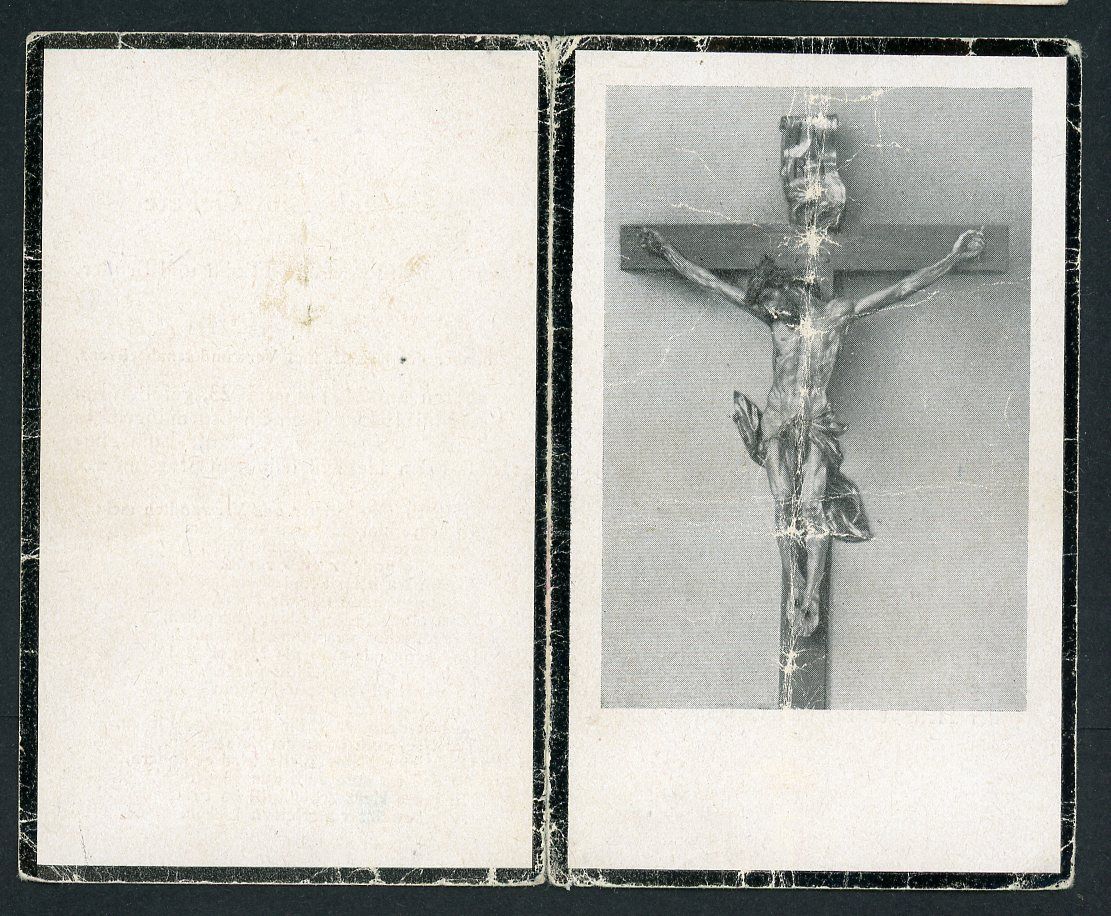 FACEBOOK AUCTION - German WW2 Death Card Grenadier Wilhelm Faust EK2 and Wound Badge KIA 1943 Eastern Front and Buried There