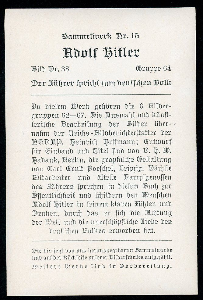 FACEBOOK AUCTION - German 3rd Reich Photo - Adolf H!tler Giving One of His Famous Speeches, Swaz Armband