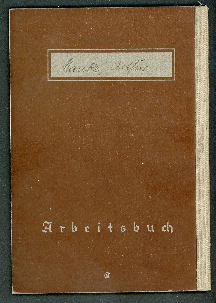 FACEBOOK AUCTION - German 3rd Reich Arbeitsbuch With Merkblatt - 1936 Ambulance Driver + Luftkreiskommando