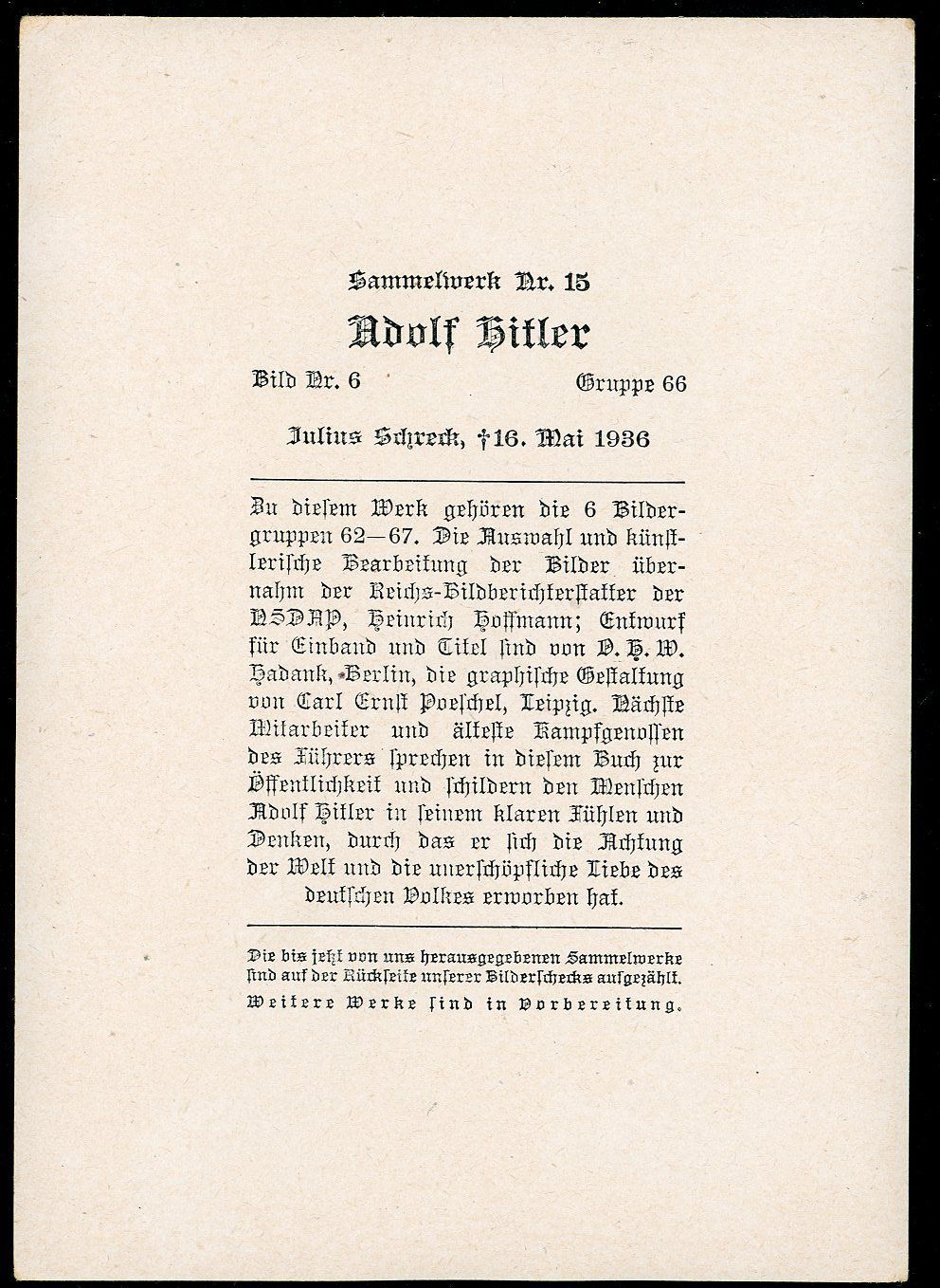 German Third Reich Photo - Portrait of Julius Schreck In SS Uniform, Golden Partei Badge, WW1 Ribbon Bars