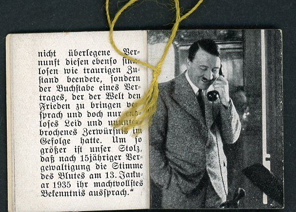 Z Adolf H!tler Mini Photo Booklet - Der Fuhrer Makes History 1935