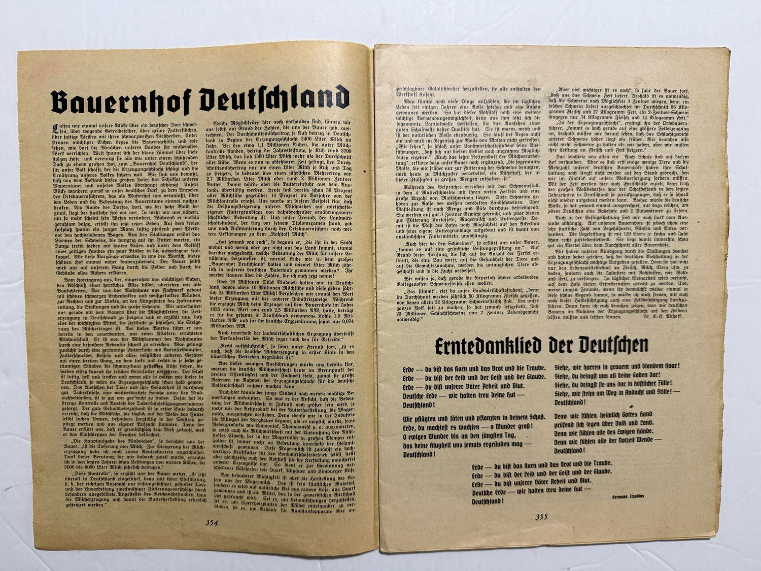 German Third Reich Magazine Hilf Mit! Illustrated German School Newspaper 1937 - Walther Darre, Battleship Deutschland, H!tler Flag At Nurnberg, HJ &amp; MORE!