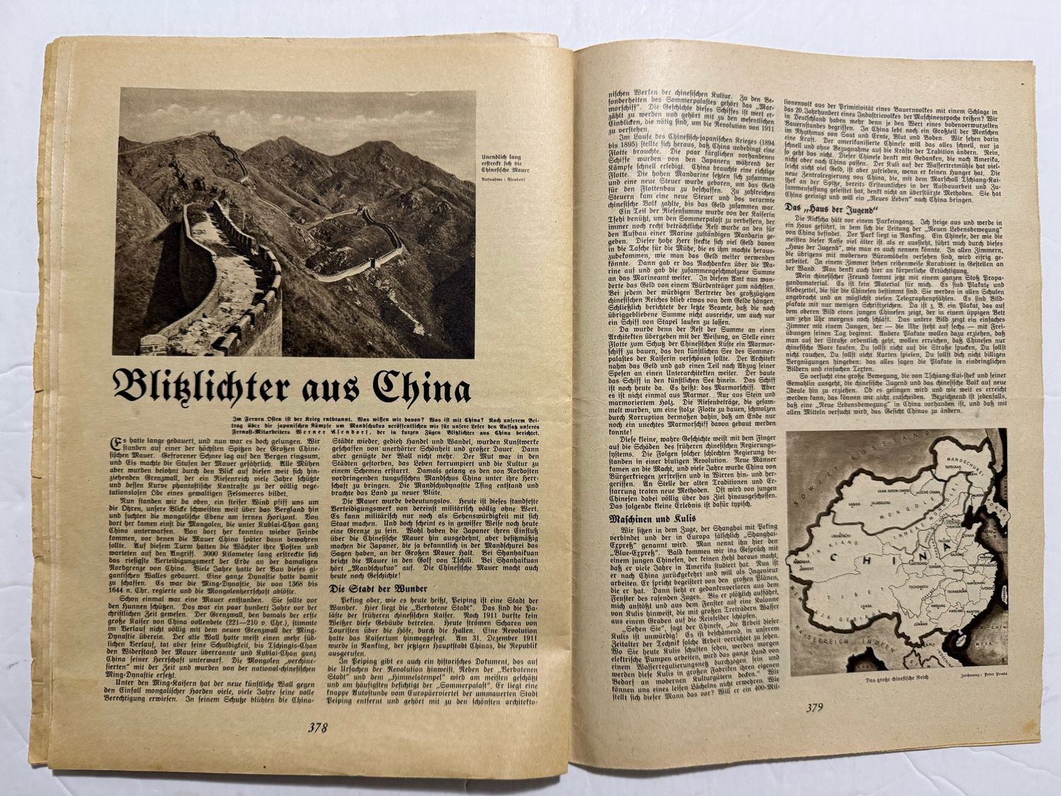 German Third Reich Magazine Hilf Mit! Illustrated German School Newspaper 1937 - Walther Darre, Battleship Deutschland, H!tler Flag At Nurnberg, HJ &amp; MORE!