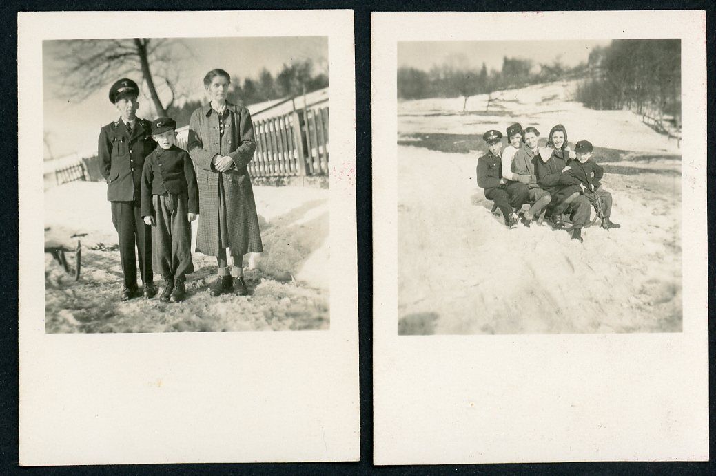 Lot of 3 German WW2 Photos Showing Deutsche Reichsbahn Railway Men