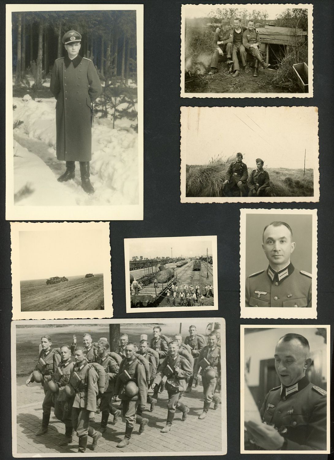 Lot of 25 German WW2 Photos - Tank, Flak, Artillery, Halftrack, Officers, Flags, POWs, Russian Front &amp; More!