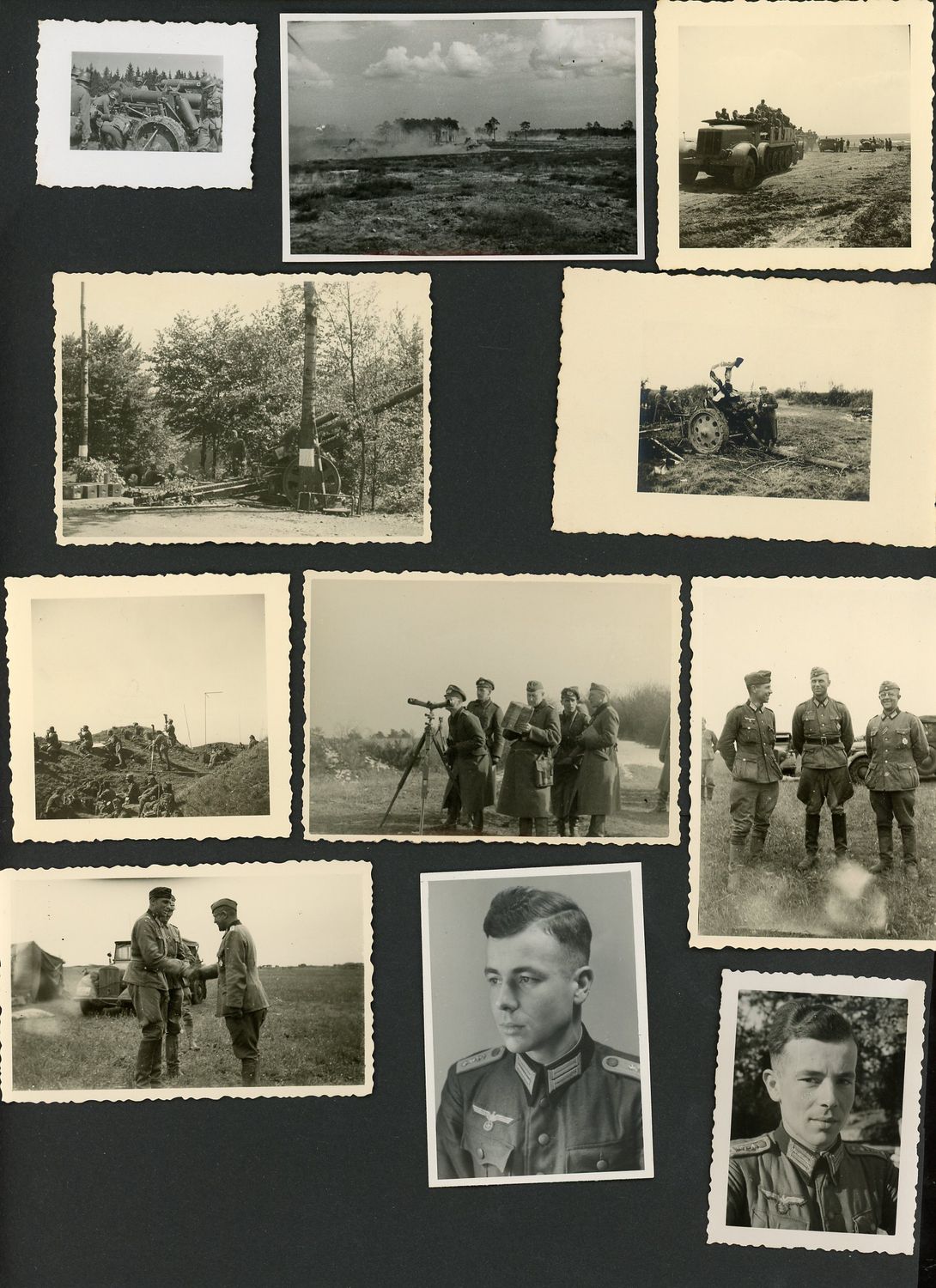 Lot of 25 German WW2 Photos - Tank, Artillery, Halftrack, Officers, EK1, Portraits &amp; More!