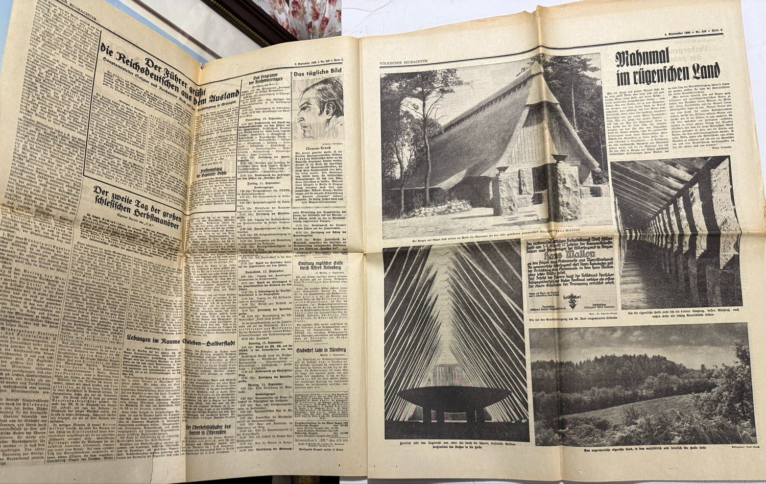 September 1936 Complete Edition of The Völkischer Beobachter - Official German Partei Newspaper