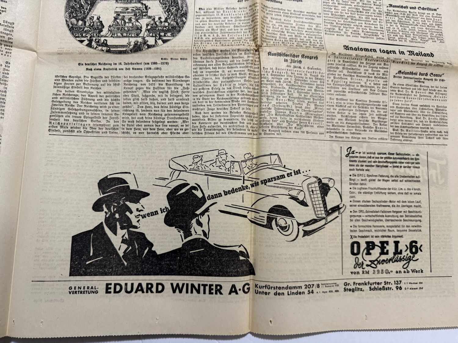 September 1936 Complete Edition of The Völkischer Beobachter - Official German Partei Newspaper