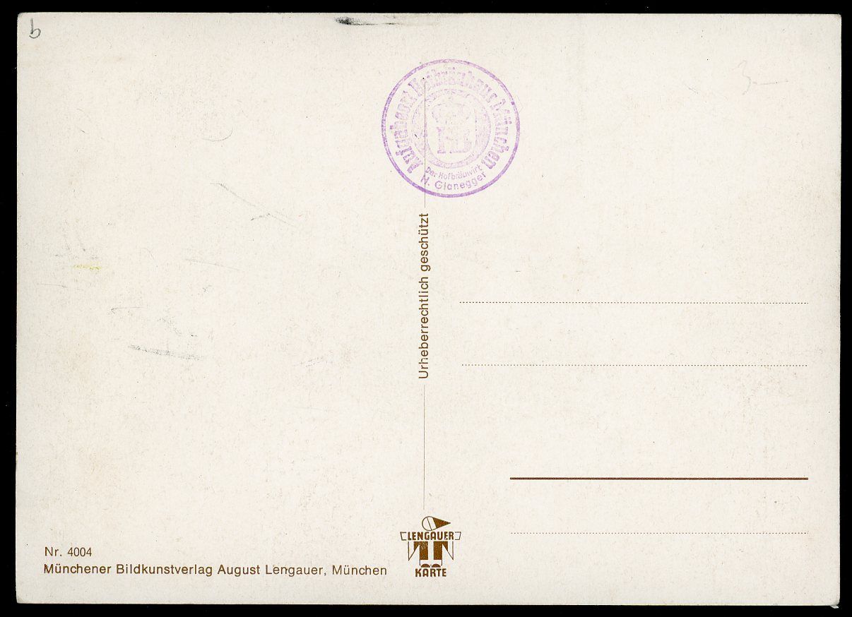 German 3rd Reich Era Postcard Munich Hofbrauhaus - Site of Adolf&#39;s Speeches and 25 Point Plan