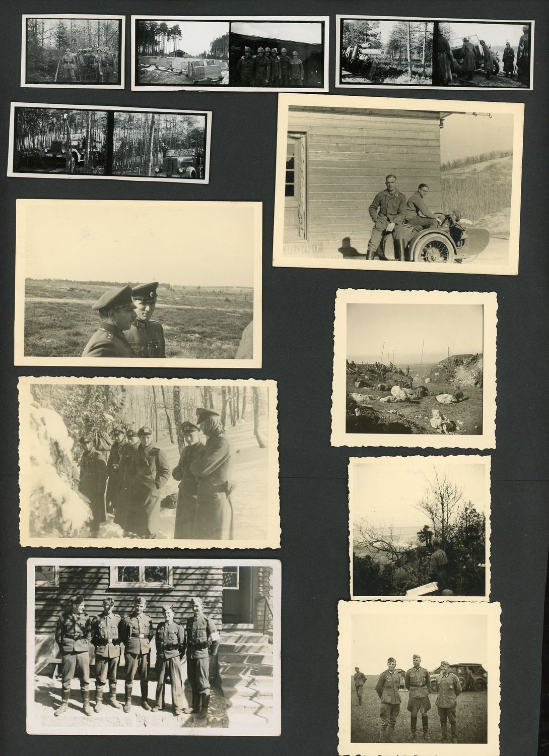 Lot of 25 German WW2 Photos -  Artillery, Foreign Wehrmacht Soldiers, Coastal Artillery Soldiers, Portraits, Officers, DRB Men, &amp; MORE!