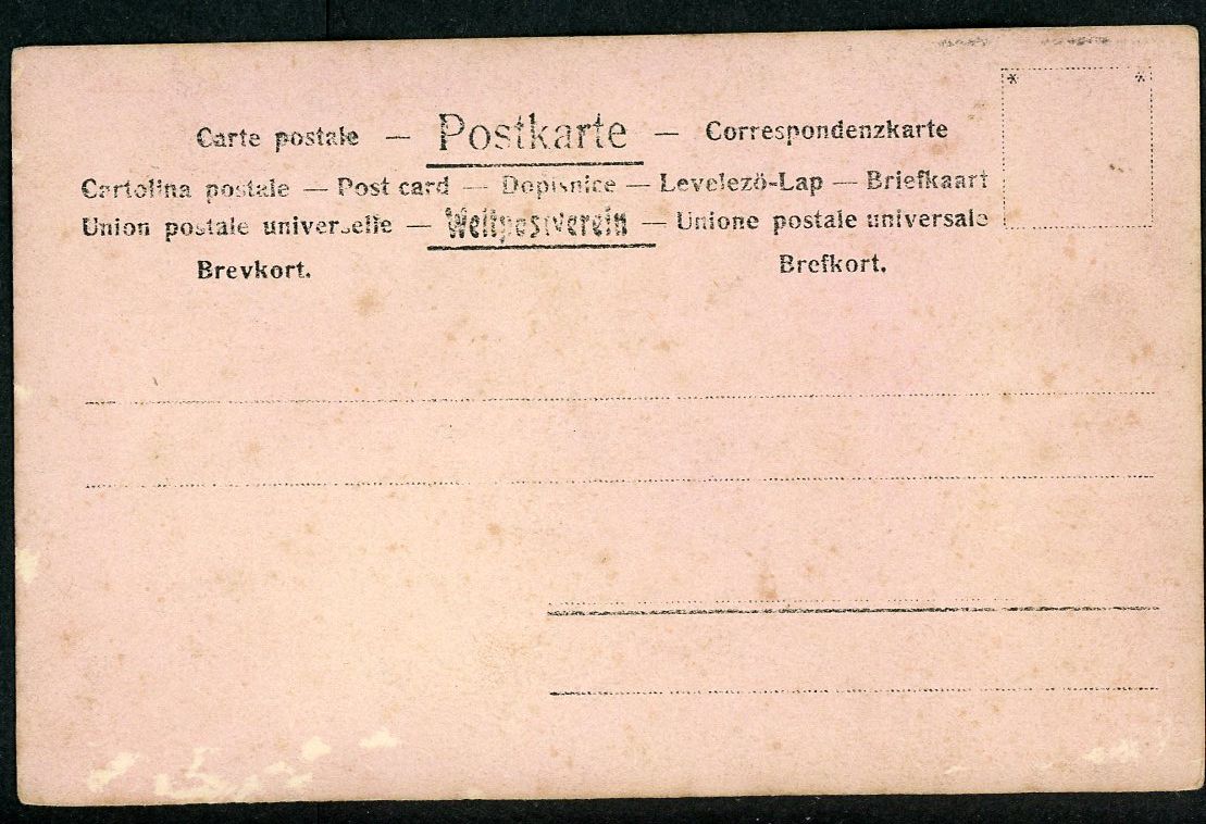 Imperial German Photo of Fireman In Helmet Holding Axe On Ladder
