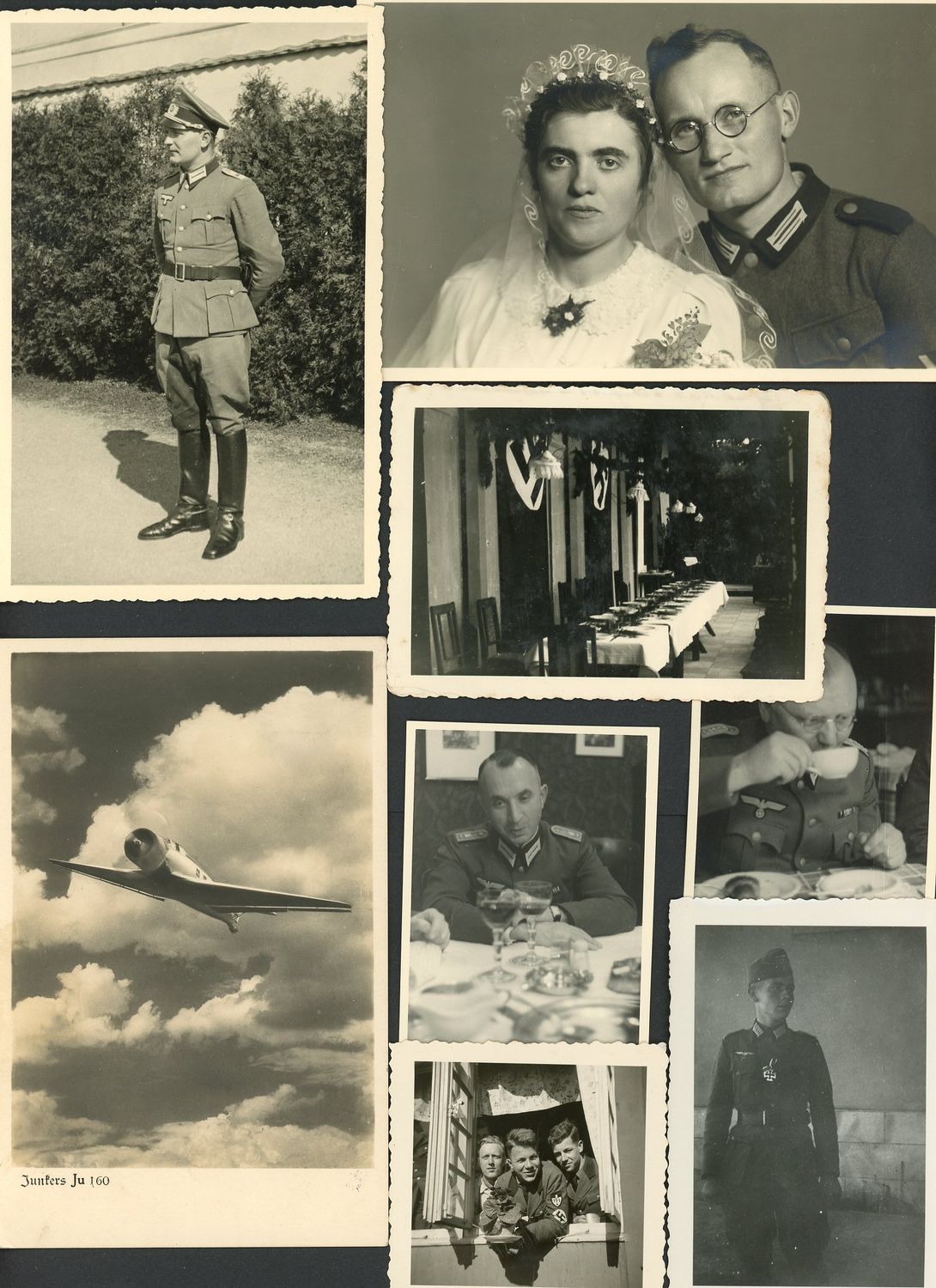 Lot of 25 German WW2 Photos -  Large Caliber Coastal Artillery, Swaz Flags, Portraits, Award Ceremony, Marine HJ, Officers &amp; More!