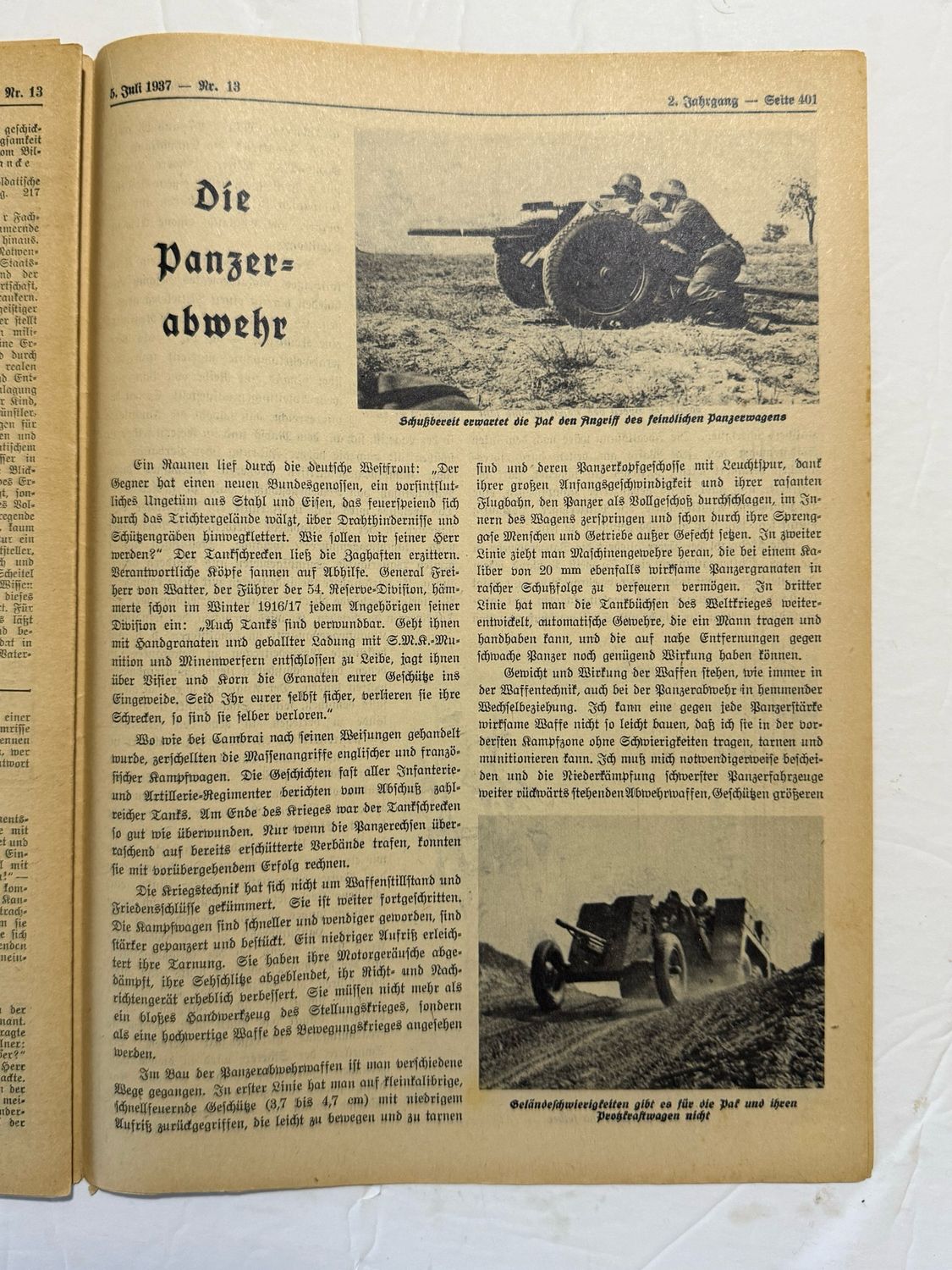 German Third Reich Veteran&#39;s Magazine Soldatenbund 1937 - Great Images - Generals, US Marines in Kiel, Wehrmacht Weapons, WW1 Stories &amp; MORE!