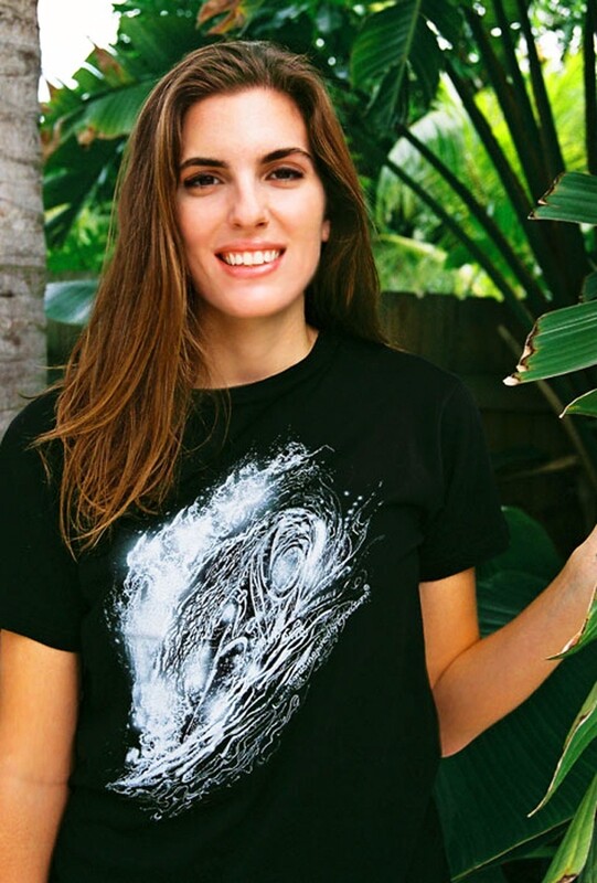 God Power 3:16 Wave Art Black and White Tissue T Shirt