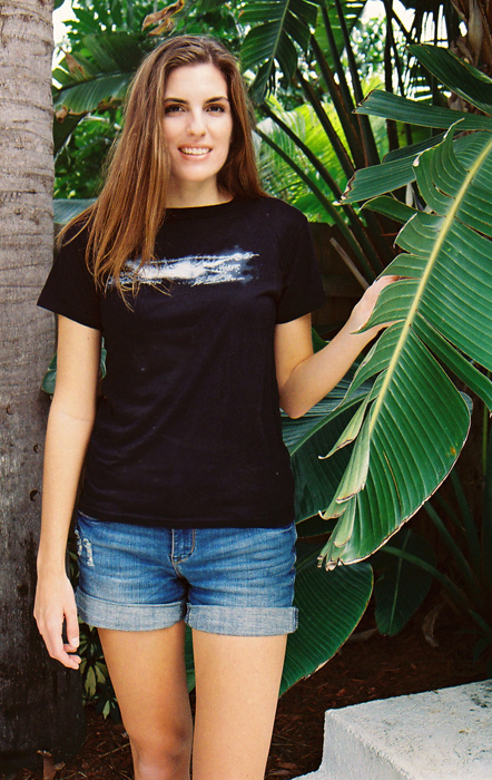God Power Peak Wave Art Tissue T Shirt
