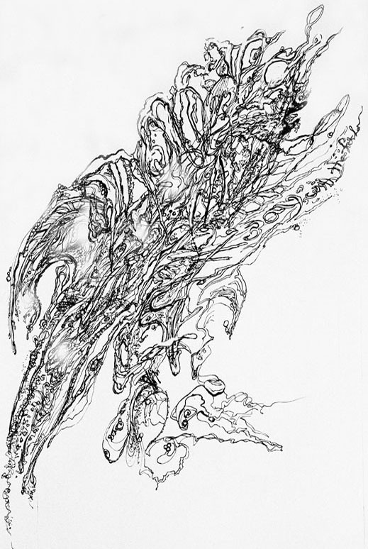 A'Way Line Art by Lisa Hornor