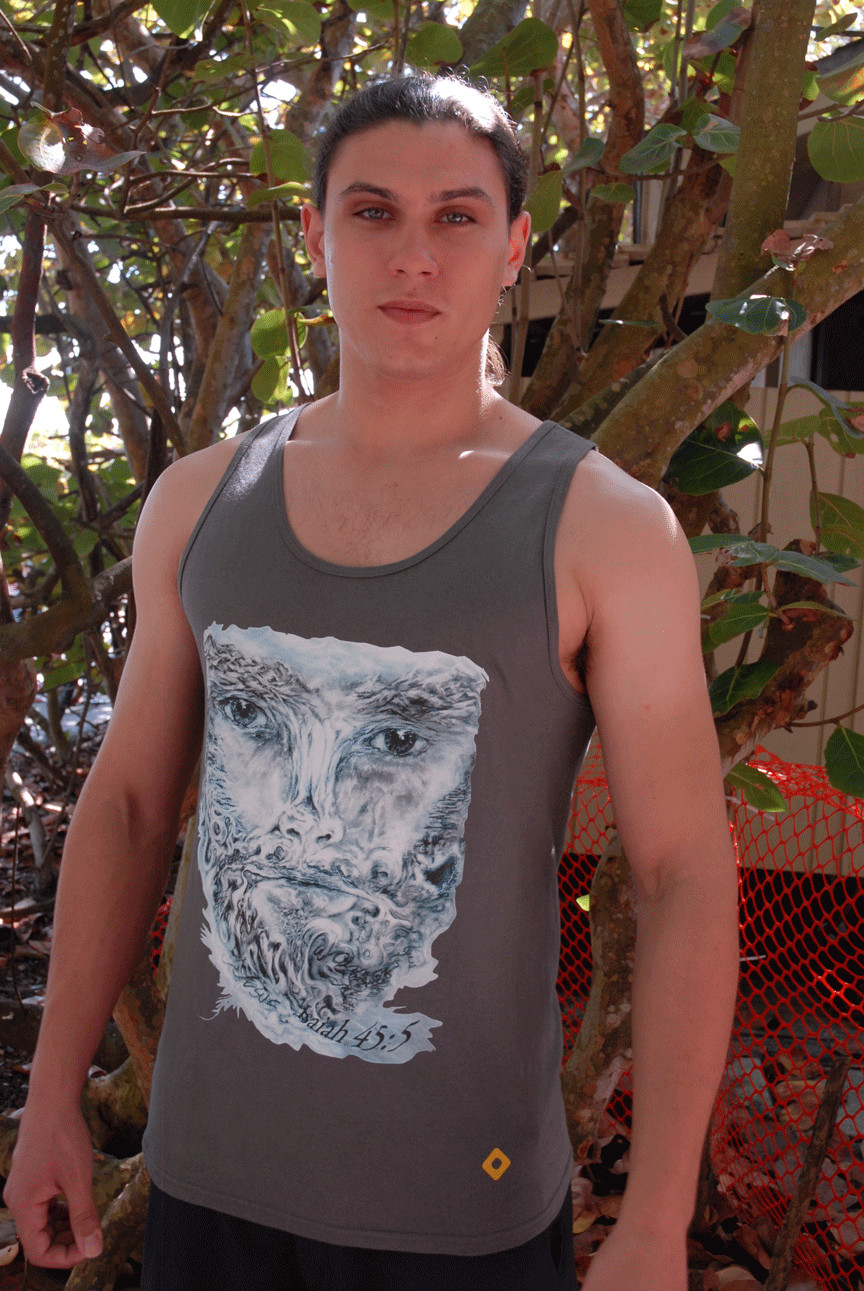 Men's Charcoal God Almighty tank