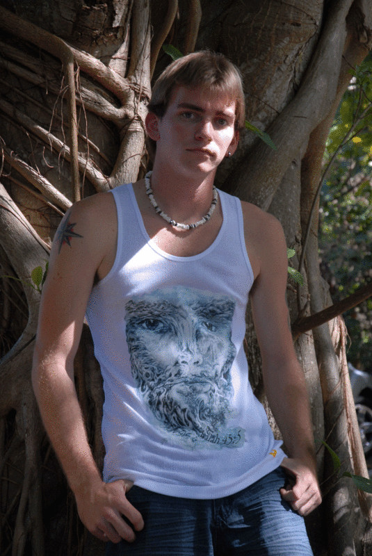 Men's White God Almighty tank