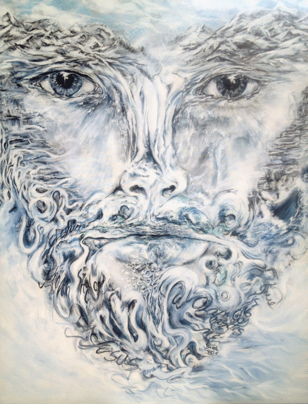 God Almighty Painting by Lisa Hornor