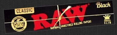 RAW Black Classic Rolling Papers (2 Pk)