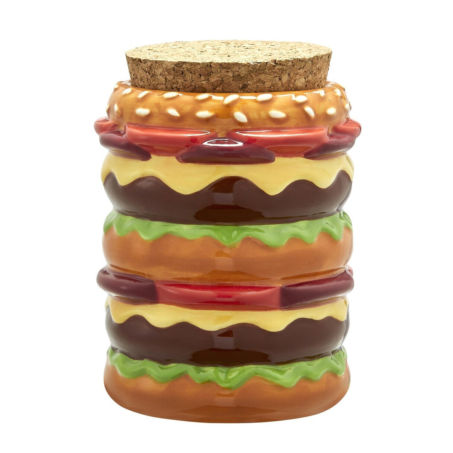 HAMBURGER - Ceramic Stash Jar