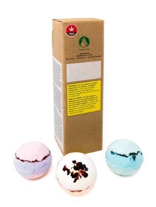 STEWART FARMS - Blue Dream, Bubba Kush, Chocolate Hashberry Bath Bombs [3x130g Hybrid]