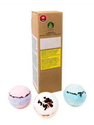 STEWART FARMS - Blue Dream, Bubba Kush, Chocolate Hashberry Bath Bombs [3x130g Hybrid]