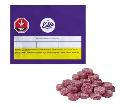 FORAY - Edi&#39;s CBN Blackberry Lavender Soft Chews [30 x 5g Hybrid]