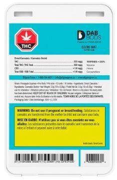 DAB BODS - Alaska Thunder Grape Electric Dartz  [10 x 0.4g Hybrid]