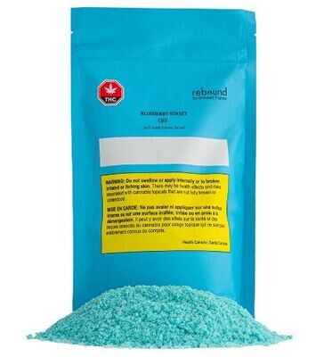 REBOUND by STEWART FARMS - Blueberry Sunset CBD Salt Soak [500g Indica]